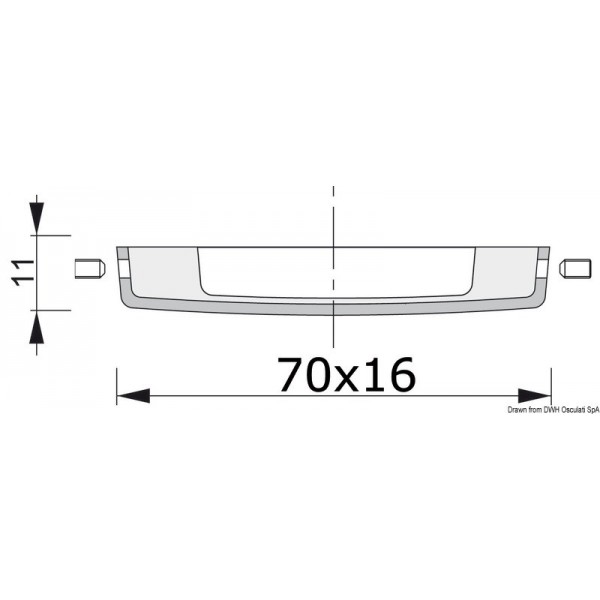 Osculati Luz de cortesía Andromeda 5 LED blancos OSC 13 482 30