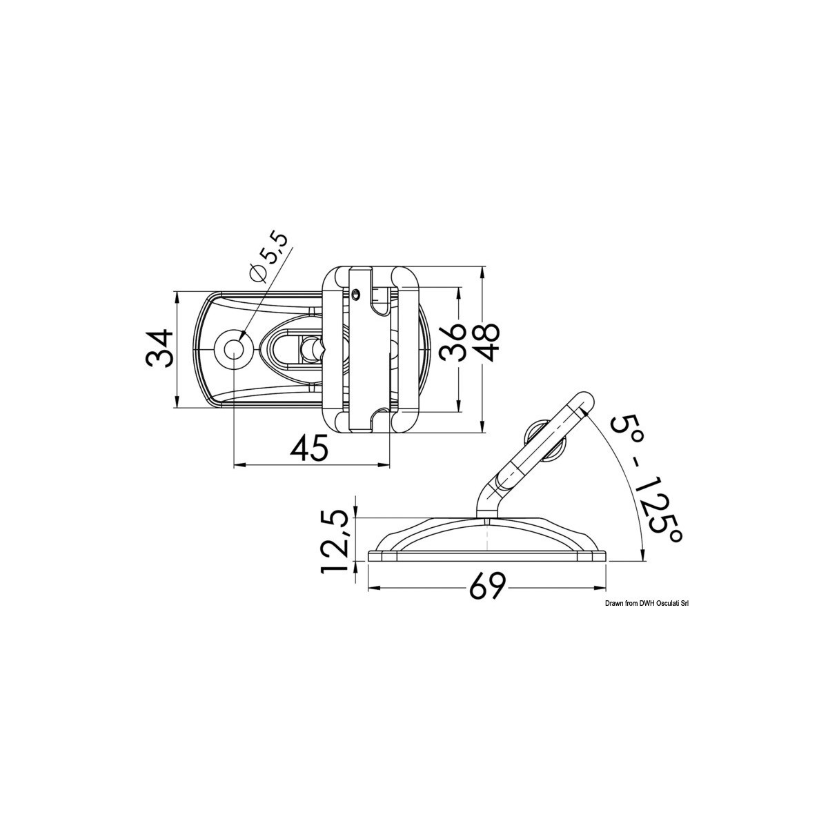 Osculati Plaque Boucle Pour Sangles Max 30 Mm OSC 46 670 60 Comptoir