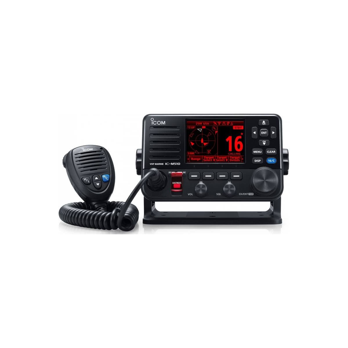 Icom Vhf Ic M E Avec Gps Ais Ic M Eais Comptoir Nautique