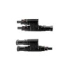 Coppia di connettori MC4 a Y: maschio/2 femmina e femmina/2 maschio - N°1 - comptoirnautique.com