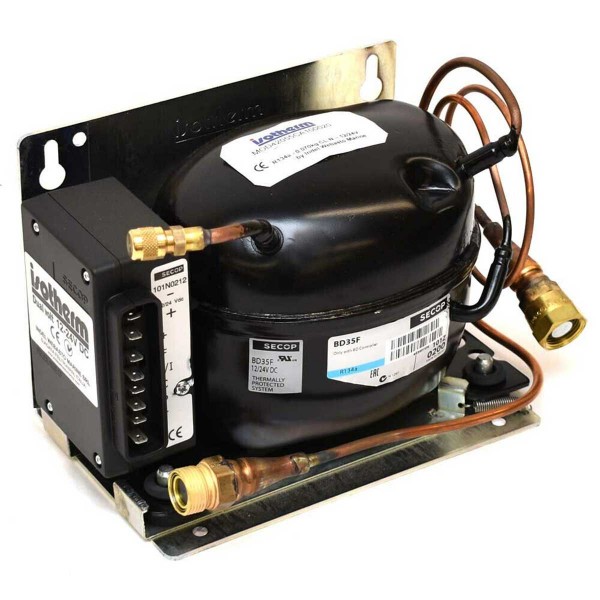 Compresseur avec étrier de fixation Groupe froid Compact SP avec évaporateur en "O" indel webasto - N°7 - comptoirnautique.com