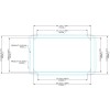 000-16254-001 - Dimensions d'encastrement pour sondeur Lowrance Eagle 7 - N°3 - comptoirnautique.com