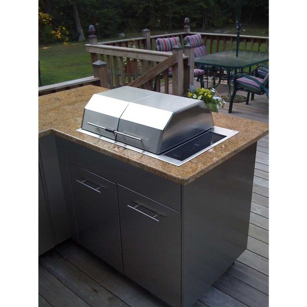 Barbecue elettrico doppio da incasso Texan - N°7 - comptoirnautique.com
