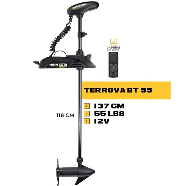 MK-1358350 - Moteur avant Minn Kota TERROVA 55 Lbs GPS 12V 137cm sans sonde avec télécommande - N°2 - comptoirnautique.com