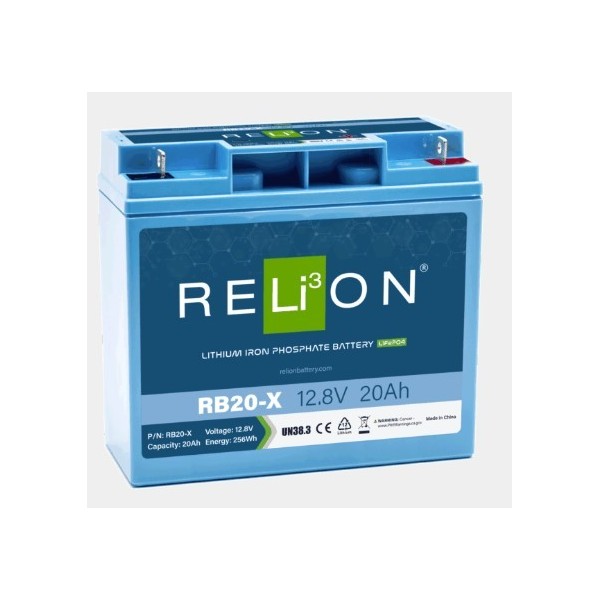 Akku RELiON 12.8V 20Ah LT LiFePO4 - N°1 - comptoirnautique.com