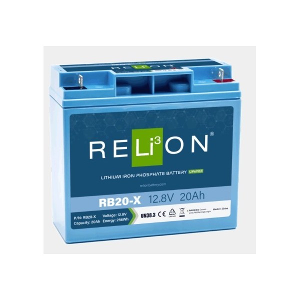 Bateria RELiON 12.8V 20Ah LT LiFePO4 - N°1 - comptoirnautique.com 