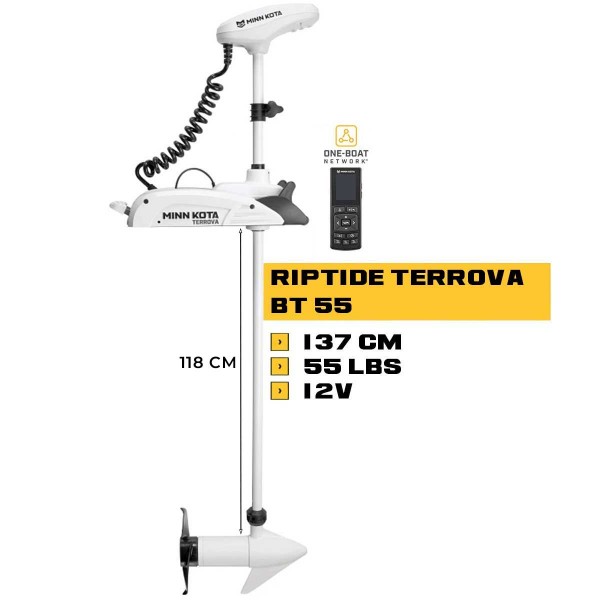 MK-1363770 - Moteur avant mer Minn Kota RIPTIDE TERROVA GPS 55 Lbs 137 cm 12V - N°2 - comptoirnautique.com