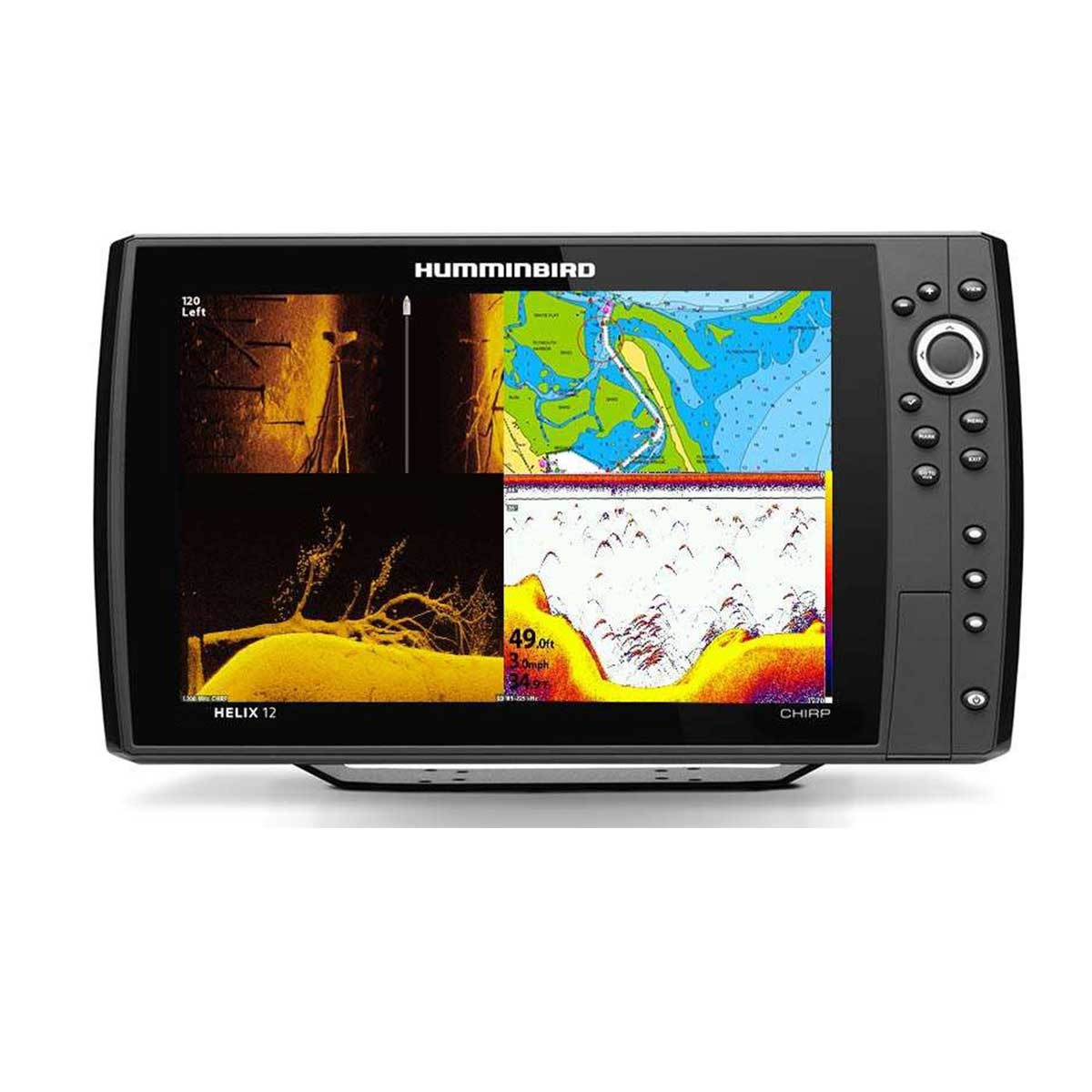 Aparelho de sonda GPS Helix 12 G4N CHIRP MSI+ Humminbird