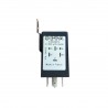 Mini double-pole relay 6 terminals 24V/10A