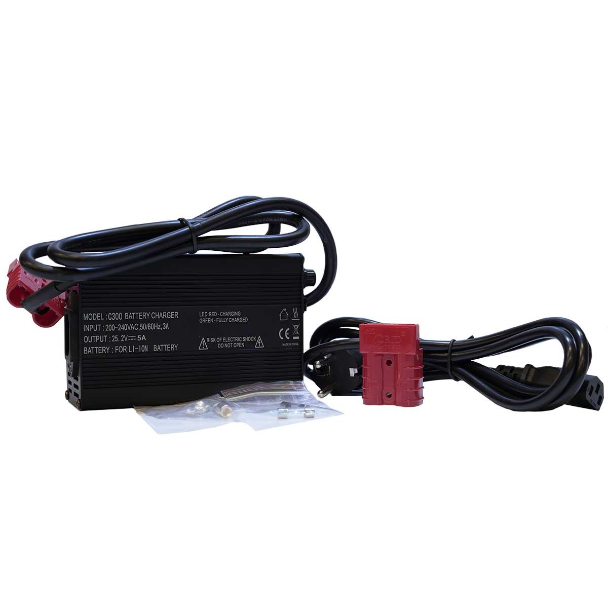 Chargeur pour valise batterie lithium Ion 24V 5A SH LITHIUM