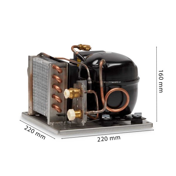 dimensions Compresseur CU-85 pour système de refroidissement - N°3 - comptoirnautique.com