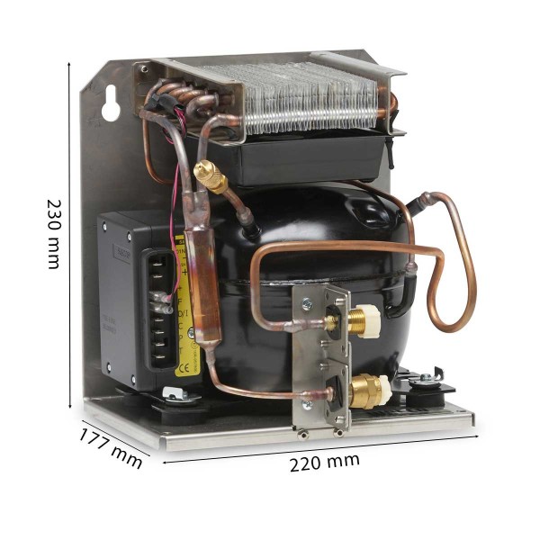 dimensions Compresseur CU-86 pour système de refroidissement - N°3 - comptoirnautique.com