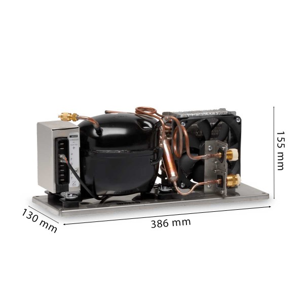dimensions Compresseur CU-94 pour système de refroidissement - N°2 - comptoirnautique.com