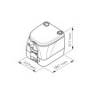 Dimensions des wc chimiques portables Dometic 972 - N°11 - comptoirnautique.com