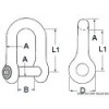Grillo per ancoraggi AISI 316 10 mm - N°2 - comptoirnautique.com