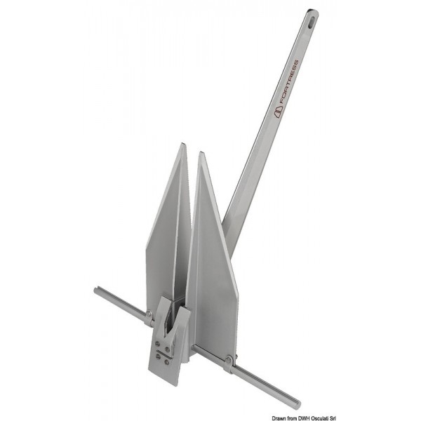 Dismountable Fortress anchor 4.5 kg - N°1 - comptoirnautique.com