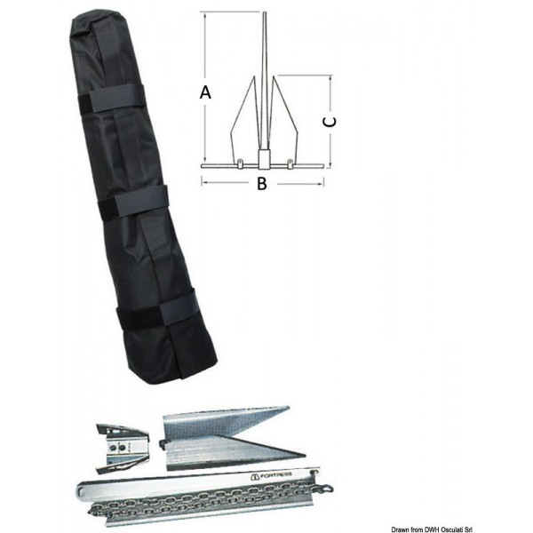 Âncora amovível Fortress 6,8 kg - N°2 - comptoirnautique.com