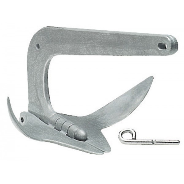 Foldable Trefoil anchor 5 kg - N°1 - comptoirnautique.com 
