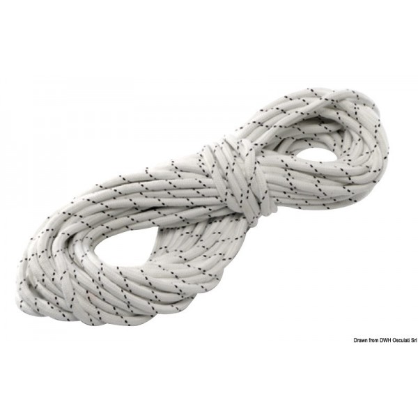 Polyester mooring rope 8 mm x 30 mm - N°1 - comptoirnautique.com 