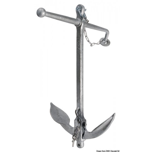 Ancoraggio a ganasce 5 kg - N°1 - comptoirnautique.com