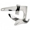 Trefoil stainless steel anchor with locking plate 10 kg - N°1 - comptoirnautique.com 