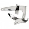 Trefoil stainless steel anchor with locking plate 10 kg - N°1 - comptoirnautique.com