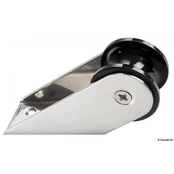 Rullo di prua in acciaio inox 155 x 51 mm - N°1 - comptoirnautique.com