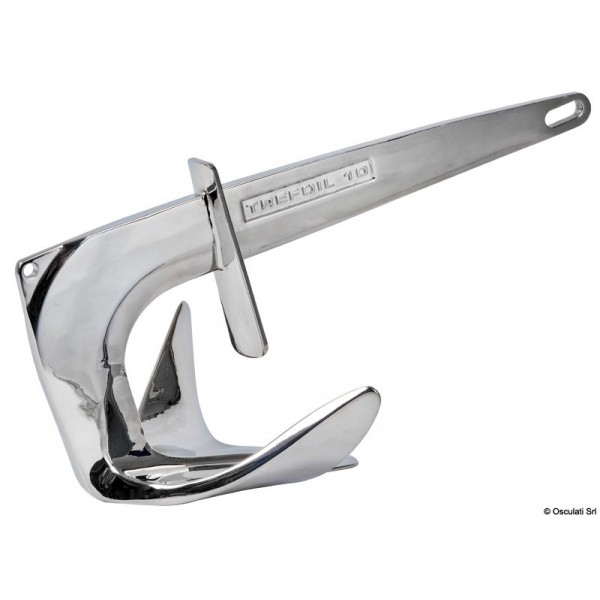 Trefoil stainless steel anchor with waterproof plate - N°1 - comptoirnautique.com 