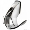 Ancora in acciaio inox Trefoil con piastra impermeabile - N°8 - comptoirnautique.com