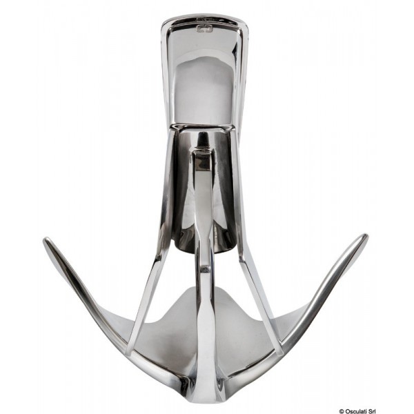 Trefoil stainless steel anchor with waterproof plate - N°9 - comptoirnautique.com 
