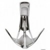 Ancora in acciaio inox Trefoil con piastra impermeabile - N°9 - comptoirnautique.com