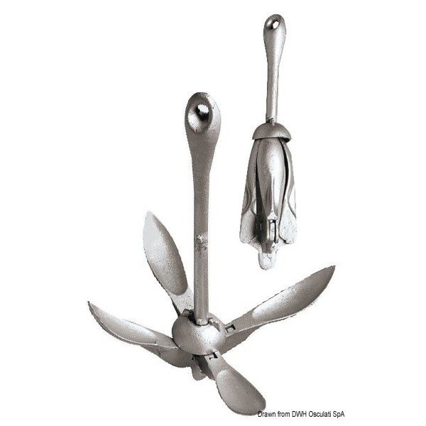 Ancora a pinza 0,7 kg - N°1 - comptoirnautique.com