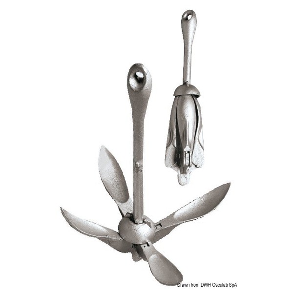 Grapple anchor 0.7 kg - N°1 - comptoirnautique.com 