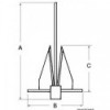 Ancla Danforth de acero inoxidable 9 kg - N°2 - comptoirnautique.com