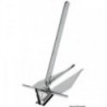 Ancora Danforth in acciaio inox 15 kg