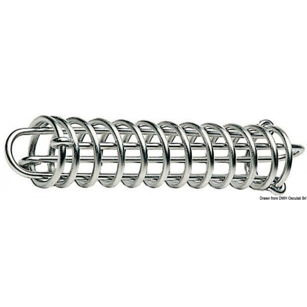 Stainless steel anchor spring 380 mm - N°1 - comptoirnautique.com 