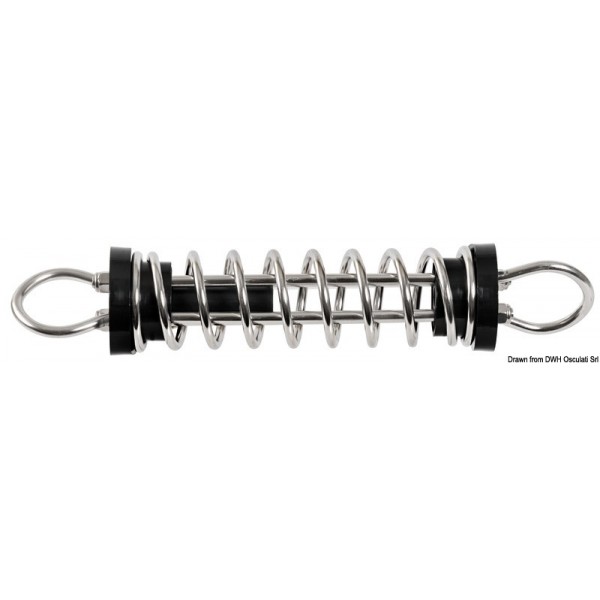 Anchor spring with silentblock 57 x 300 mm - N°1 - comptoirnautique.com