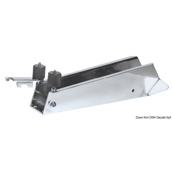 Stainless steel bow roller up to 25kg - N°1 - comptoirnautique.com 