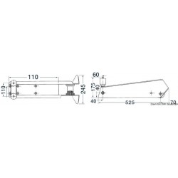 Stainless steel bow roller...