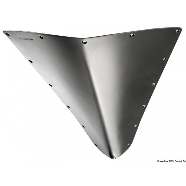 DOUGLAS MARINE placa de proa 340x520 mm - N°2 - comptoirnautique.com