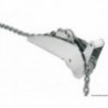 Forcipe a dondolo in acciaio inox lucidato pesante 10 kg