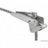 Pinza a dondolo leggera in acciaio inox lucidato 15 kg 400 mm