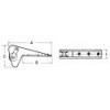 Stainless steel forceps for Bruce/Trefoil max 15 kg - N°3 - comptoirnautique.com 