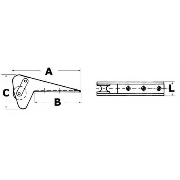 Alloy forceps for Bruce/Trefoil max 20 kg - N°2 - comptoirnautique.com 