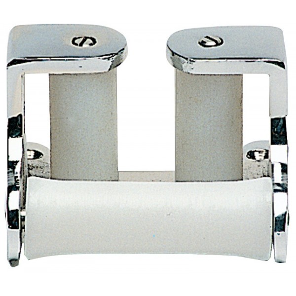 Guida catena a tre pulegge in ottone cromato- - N°1 - comptoirnautique.com
