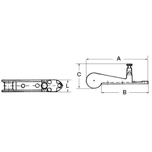 Pinza di bloccaggio in lega da 10 kg max - N°2 - comptoirnautique.com