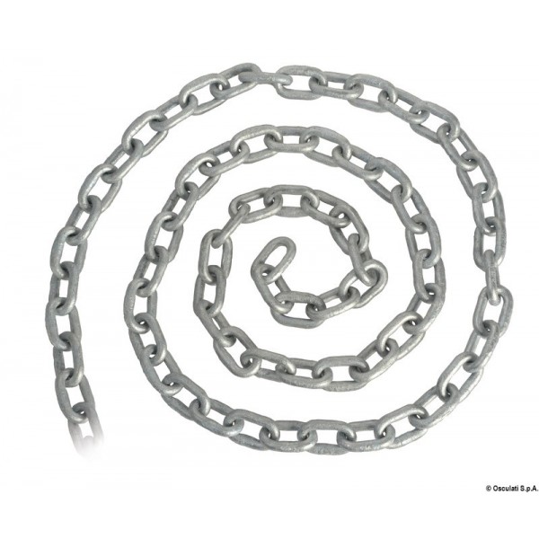 Cadena de corcho galvanizado 6 mm x 50 m - N°2 - comptoirnautique.com 