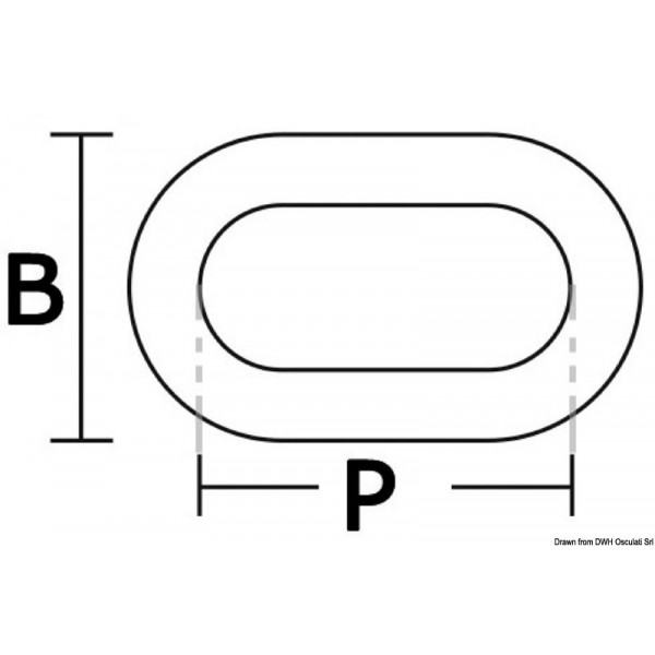  Catena calibrata zincata 14 mm x 50 m - N°2 - comptoirnautique.com