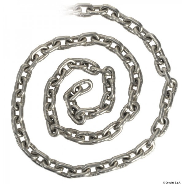 10 mm x 25 m calibrated stainless steel chain - N°5 - comptoirnautique.com 