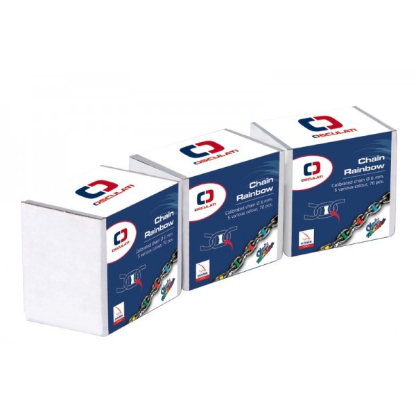 Confezione da 50 marcatori a catena da 8 mm - N°4 - comptoirnautique.com